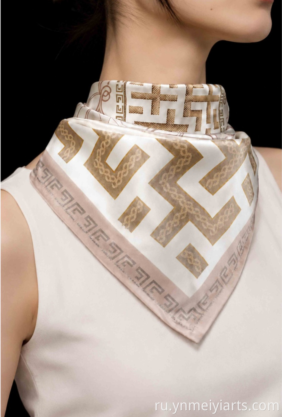 silk head scarf
